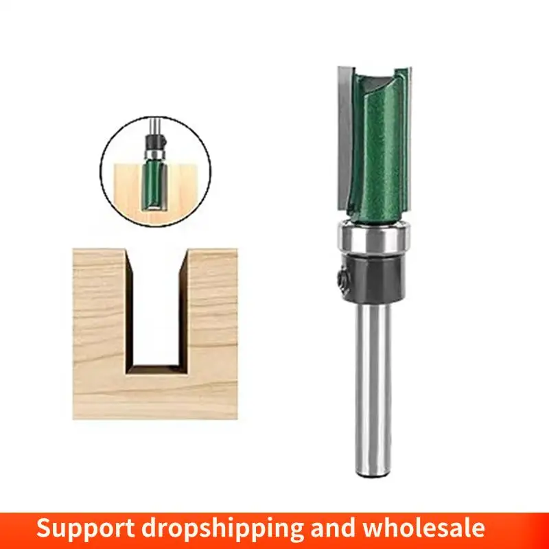AA86 Bearing Trimming Cutter 4-Piece Set Woodworking Milling Cutter Slotted Double-Edged Handle With Bearing Trimmer Machineb Du
AA86 Bearing Trimming Cutter 4-Piece Set Woodworking Milling Cutter Slotted Double-Edged Handle With Bearing Trimmer Machineb Du