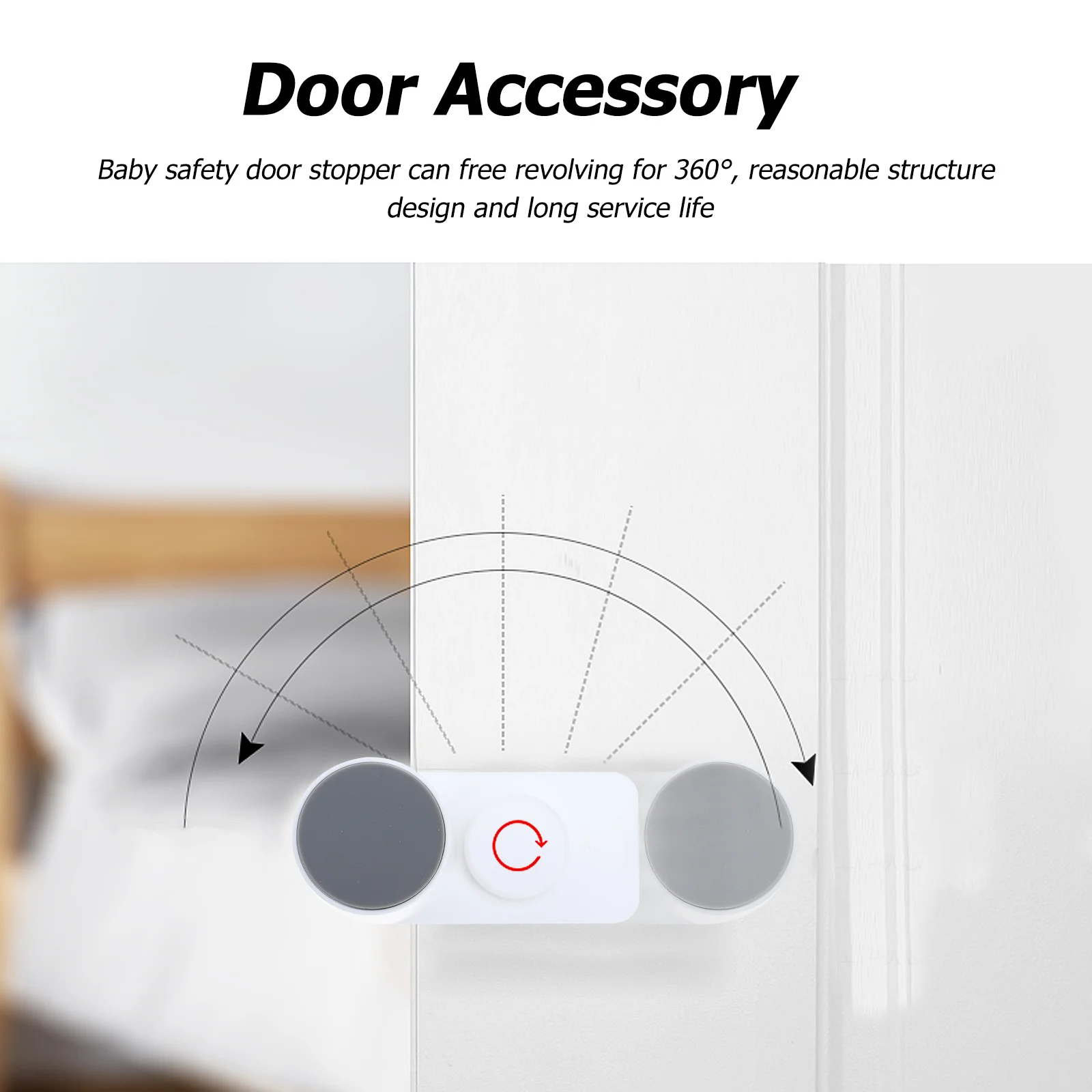 2Pcs Safety Door Stopper Finger Pinch Guard Revolving Adhesive Door Holder Household Protective Finger Protector
2Pcs Safety Door Stopper Finger Pinch Guard Revolving Adhesive Door Holder Household Protective Finger Protector