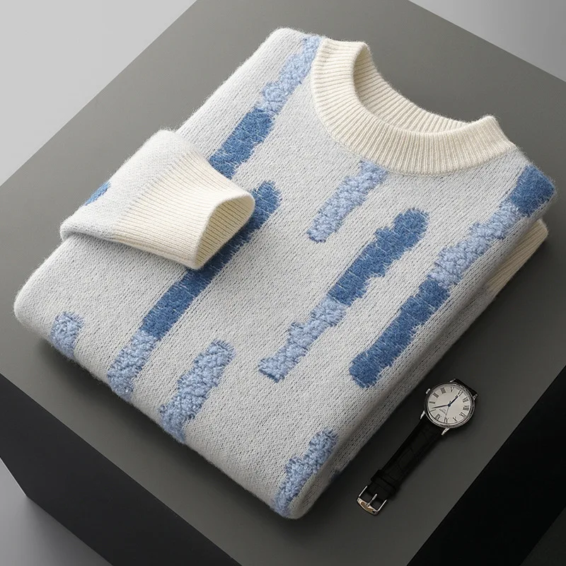 Men Autumn Winter 100% Pure Wool Sweater Sweater Loose Casual Cashmere Shirt
Men Autumn Winter 100% Pure Wool Sweater Sweater Loose Casual Cashmere Shirt