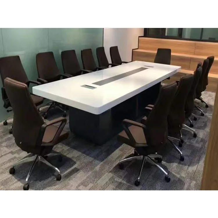 High Quality Modern White Glossy Conference Meeing Board Room Table
High Quality Modern White Glossy Conference Meeing Board Room Table
