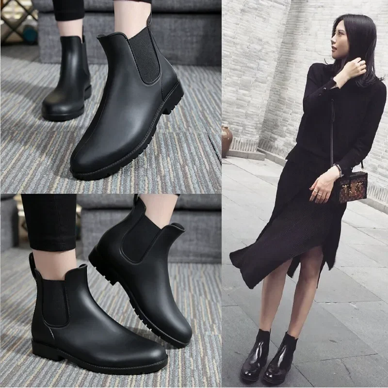 2025 New Woman Chelsea Rain Boots Unisex Women Shoes Ankle Pvc Adults Non-slip Waterproof Breathable Casual Rainy Days Necessary
2025 New Woman Chelsea Rain Boots Unisex Women Shoes Ankle Pvc Adults Non-slip Waterproof Breathable Casual Rainy Days Necessary