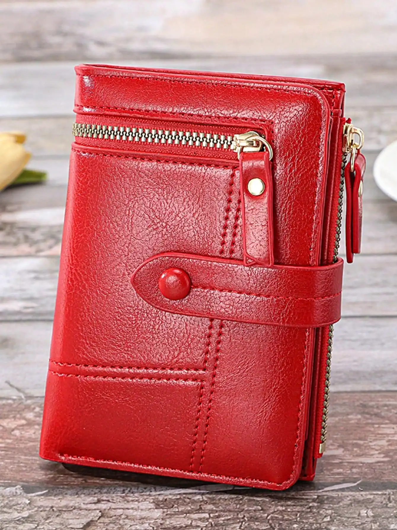 New Korean Style Foldable Multi-Function Handbag Burgundy Color Small Wallet Anti-Theft Card Slots Card Holder Soft PU Leather Wallet Coin Pouch Gift For Women For Men Wallet Purse Wallet Wallet Mini Wallet
New Korean Style Foldable Multi-Function Handbag Burgundy Color Small Wallet Anti-Theft Card Slots Card Holder Soft PU Leather Wallet Coin Pouch Gift For Women For Men Wallet Purse Wallet Wallet Mini Wallet