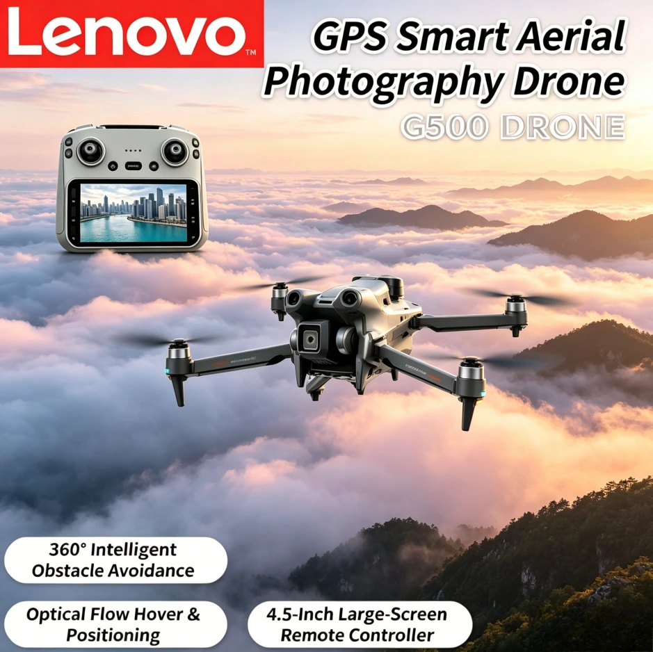 Lenovo G500 Photo GPS Drone With Screen Anti-barrier Optical Lock Return Mode Dual WiFi Foldable RC Quadcopter
Lenovo G500 Photo GPS Drone With Screen Anti-barrier Optical Lock Return Mode Dual WiFi Foldable RC Quadcopter