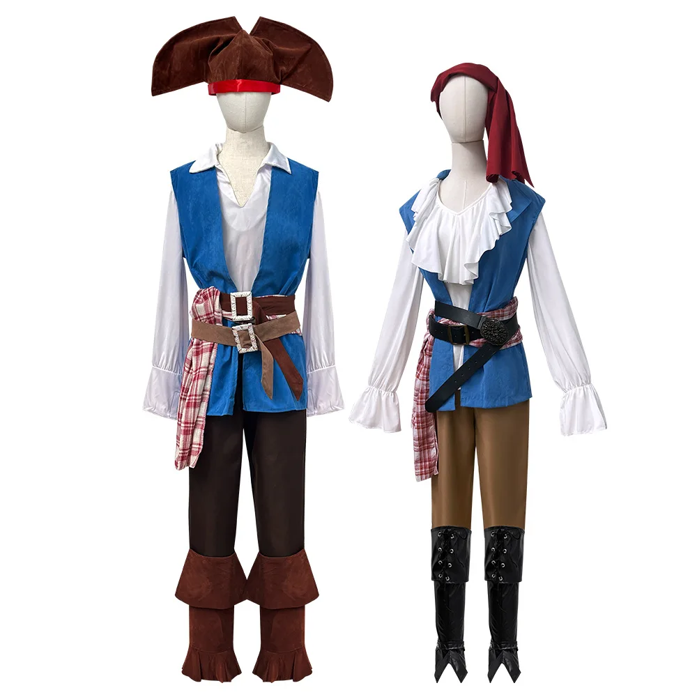 Halloween Pirate Costume Women Men Cosplay Captain Jack Caribbean Dress Up Holiday Couple Funny Pirate Clothes Set
Halloween Pirate Costume Women Men Cosplay Captain Jack Caribbean Dress Up Holiday Couple Funny Pirate Clothes Set