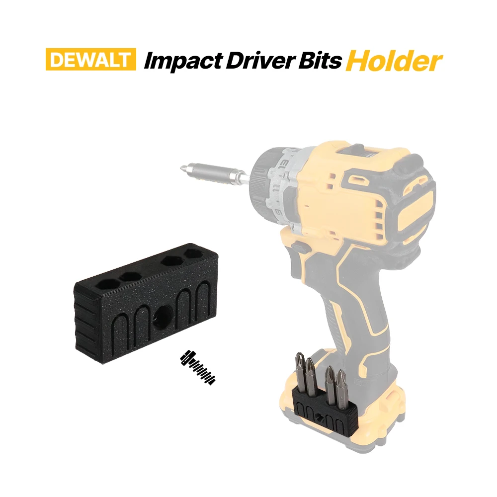 Drill Bit Organizer Clip Compatible with Cordless Impact Drivers
Drill Bit Organizer Clip Compatible with Cordless Impact Drivers