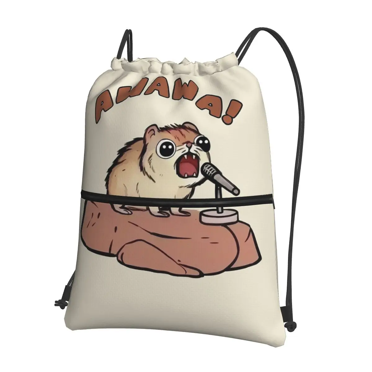 AWAWA Rock Hyrax In Concert Graphic Humor Backpacks Portable Drawstring Bags Sports Bag Book Bags for Travel Students
AWAWA Rock Hyrax In Concert Graphic Humor Backpacks Portable Drawstring Bags Sports Bag Book Bags for Travel Students