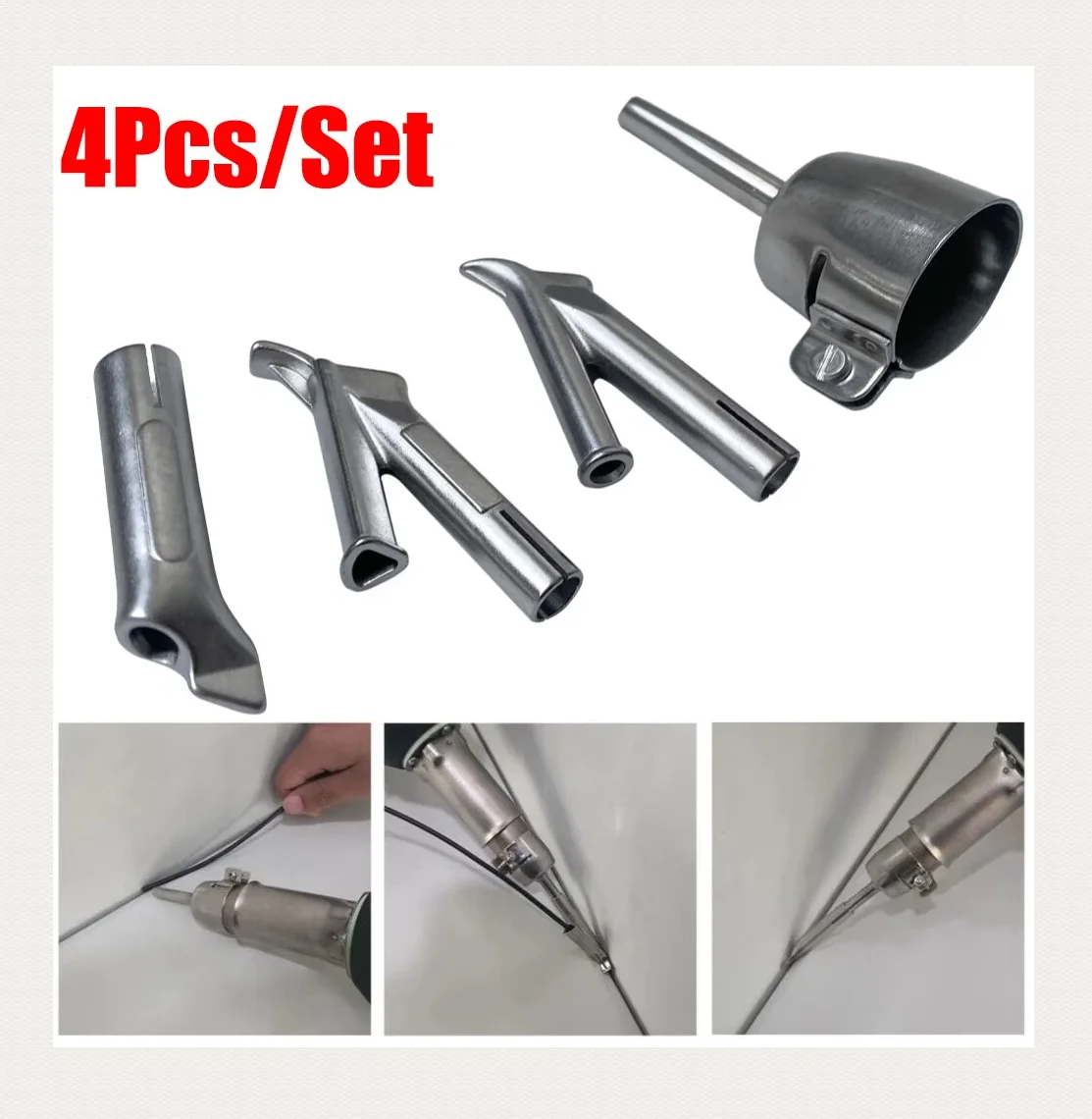 4Pcs Heat Gun Tips Nozzles for 1600W Hot Air Gun Welders Plastic Welding Nozzle
4Pcs Heat Gun Tips Nozzles for 1600W Hot Air Gun Welders Plastic Welding Nozzle