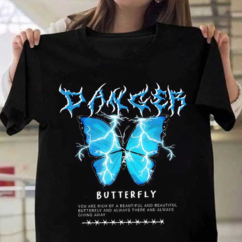 Gothic Oversized T-shirt Women Clothing Butterfly Graphic T Shirts Clothes Korean Fashion Short Sleeve T Shirt Women Tops
Gothic Oversized T-shirt Women Clothing Butterfly Graphic T Shirts Clothes Korean Fashion Short Sleeve T Shirt Women Tops