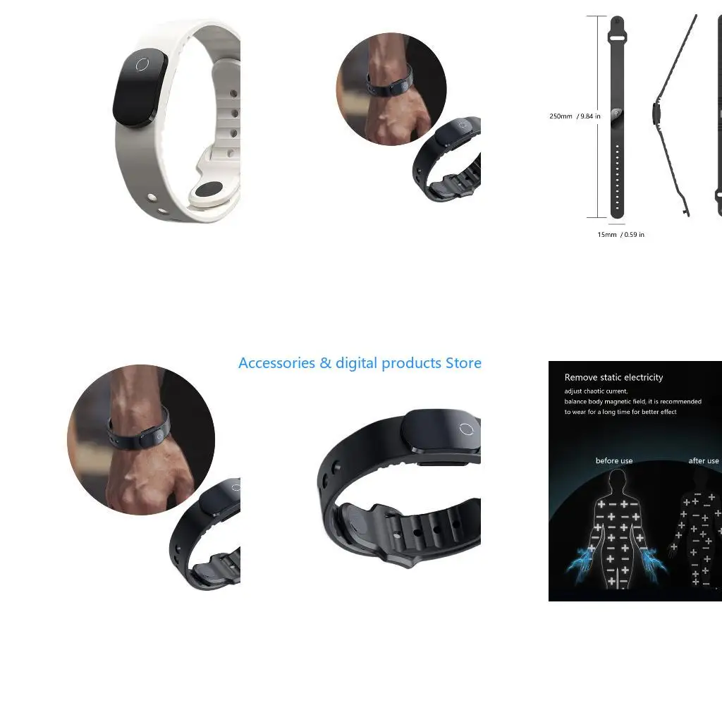 77JD Electrostatic Removal Wristband with Alerts Feature for Immediate Static Control
77JD Electrostatic Removal Wristband with Alerts Feature for Immediate Static Control