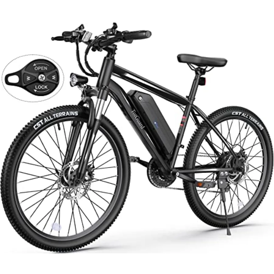 Electric mountain bike for adults: aluminum frame black 750W motor 48V 499Wh removable battery 55-mile range 21.6mph top speed
Electric mountain bike for adults: aluminum frame black 750W motor 48V 499Wh removable battery 55-mile range 21.6mph top speed