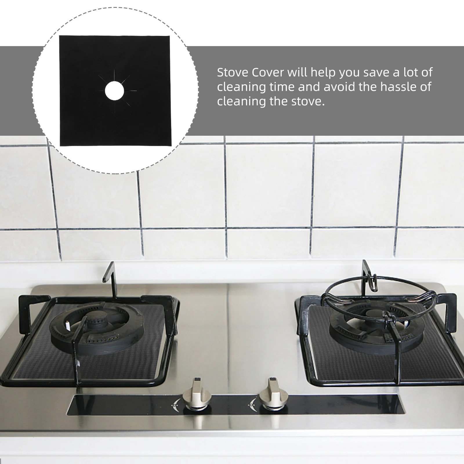 Набор из 4-х многоразовых противоскользящих накладок для конфорок газовой плиты, защитные чехлы для кухонной плиты, кухонные принадлежности для ежедневного использования
Набор из 4-х многоразовых противоскользящих накладок для конфорок газовой плиты, защитные чехлы для кухонной плиты, кухонные принадлежности для ежедневного использования