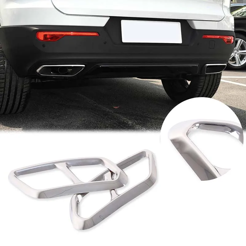 For Volvo XC40 2018-2025 stainless steel silver car exhaust pipe cover tail throat decorative frame sticker car accessories
For Volvo XC40 2018-2025 stainless steel silver car exhaust pipe cover tail throat decorative frame sticker car accessories