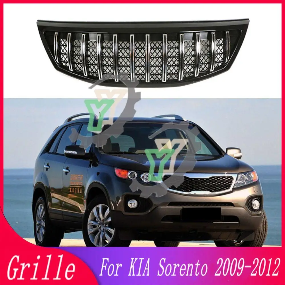 Front Bumper Chrome Grille Centre Panel Styling Upper Racing Grill For KIA Sorento 2009 2010 2011 2012 Car Accessories
Front Bumper Chrome Grille Centre Panel Styling Upper Racing Grill For KIA Sorento 2009 2010 2011 2012 Car Accessories
