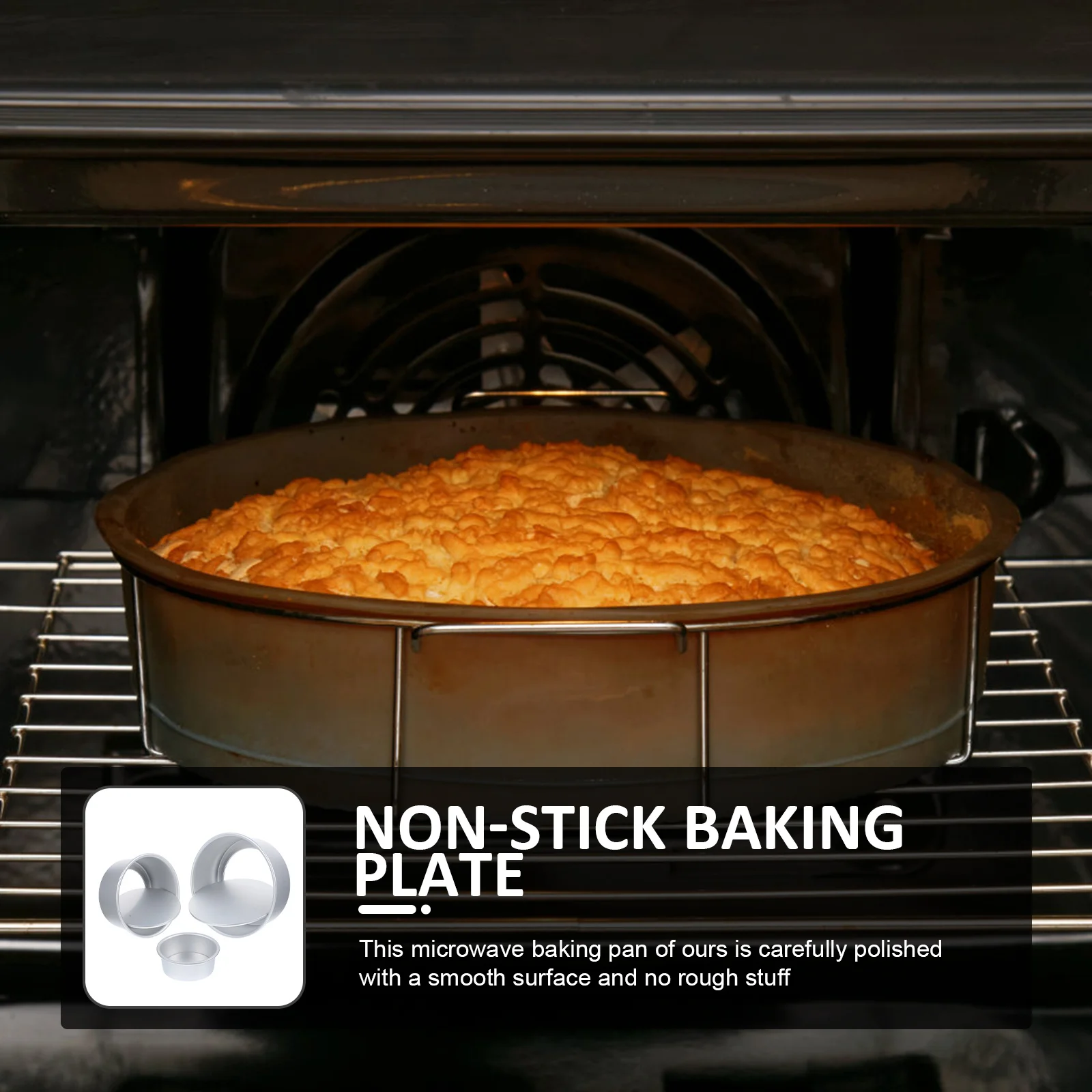 3Pcs Baking Mold Set Detachable Round Mold Straight Edge Cake Molds for Oven Microwave Non Stick Baking Tray Deep Cake Pan 
3Pcs Baking Mold Set Detachable Round Mold Straight Edge Cake Molds for Oven Microwave Non Stick Baking Tray Deep Cake Pan