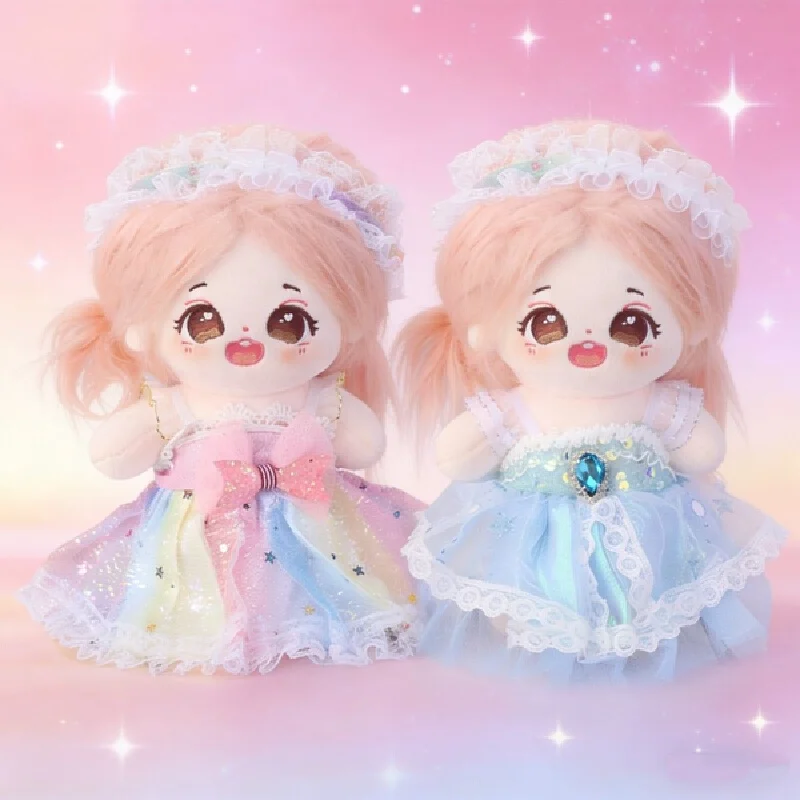 Suitable for 20cm cotton doll. Dress-up clothes skirt for princess girl doll. Replacement clothes for doll costume. For player
Suitable for 20cm cotton doll. Dress-up clothes skirt for princess girl doll. Replacement clothes for doll costume. For player