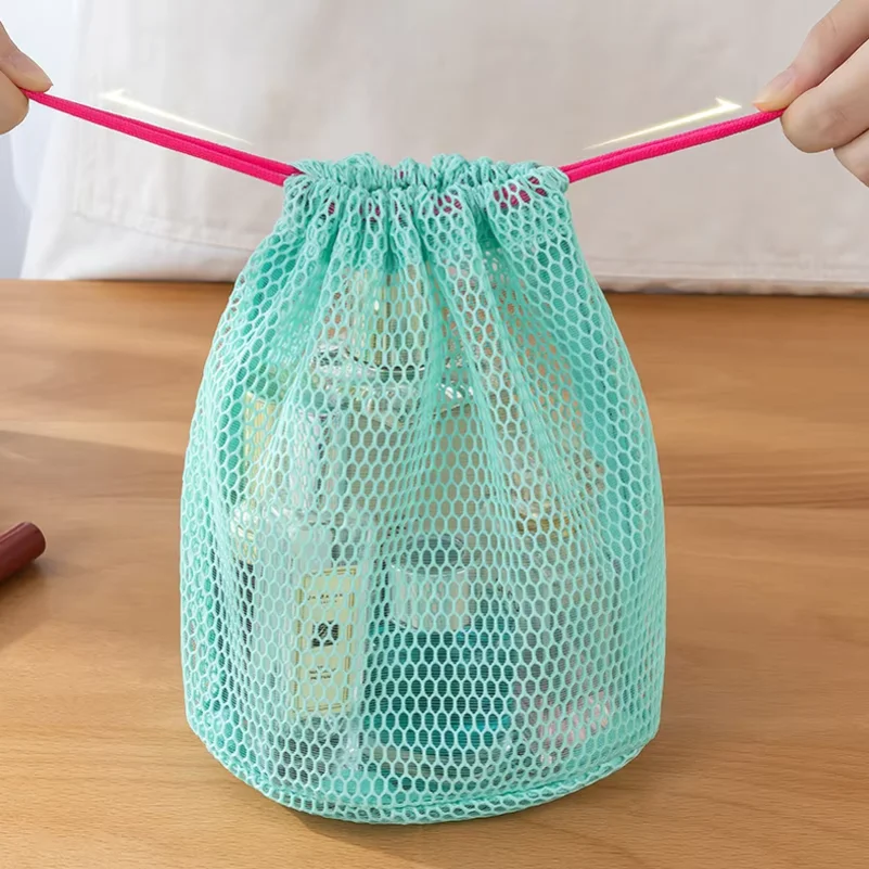 1PC Nylon Mesh Drawstring Storage Pouch Multi-Purpose Travel Bag For Digital Products Makeup Cosmetic Organizer Outdoor
1PC Nylon Mesh Drawstring Storage Pouch Multi-Purpose Travel Bag For Digital Products Makeup Cosmetic Organizer Outdoor