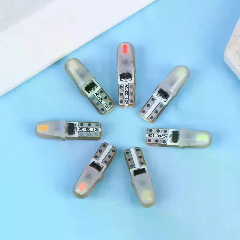 10pcs T5 LED Bulb 3014 2SMD Super Bright Car Interior Dashboard Instrument Lamp Silicone Auto Side Wedge Light
10pcs T5 LED Bulb 3014 2SMD Super Bright Car Interior Dashboard Instrument Lamp Silicone Auto Side Wedge Light