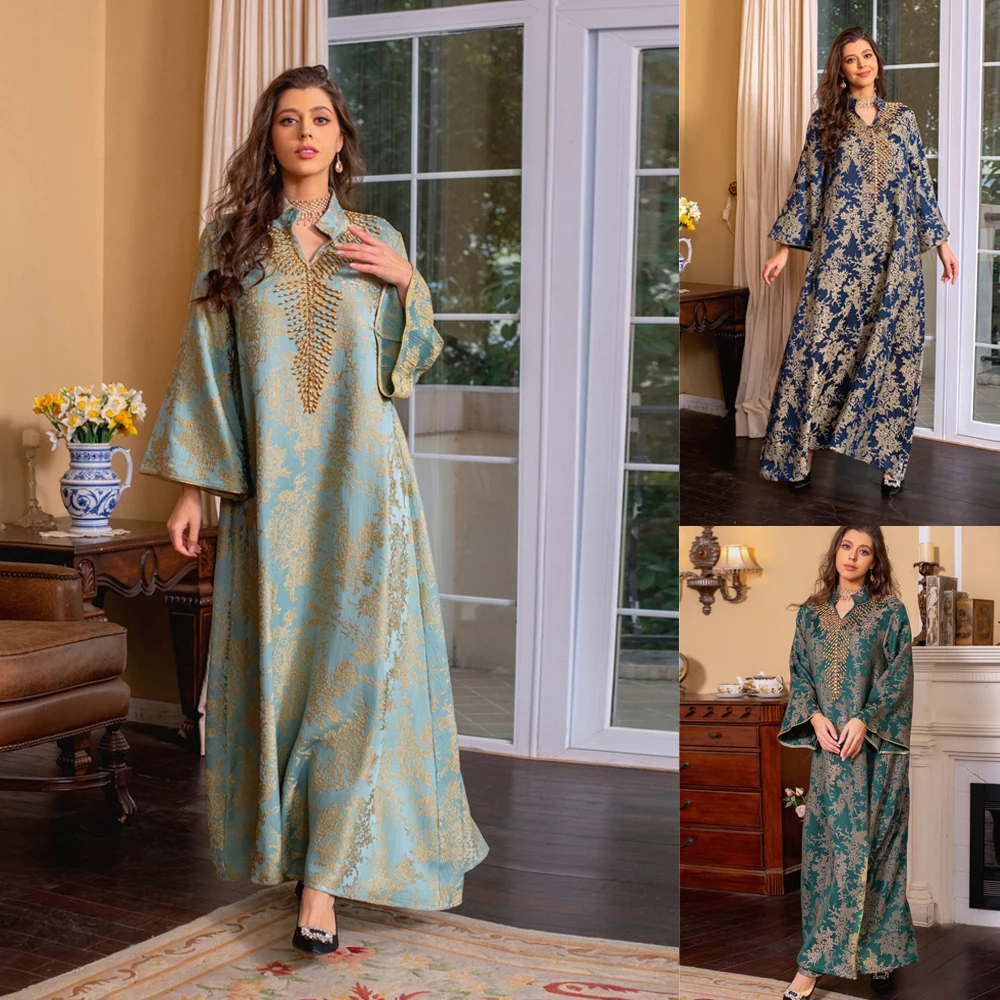Мусульманское платье Abaya Дубай ИД Рамадан Бисероплетение Вышитые искусственные марокканские платья для фотографий
Мусульманское платье Abaya Дубай ИД Рамадан Бисероплетение Вышитые искусственные марокканские платья для фотографий