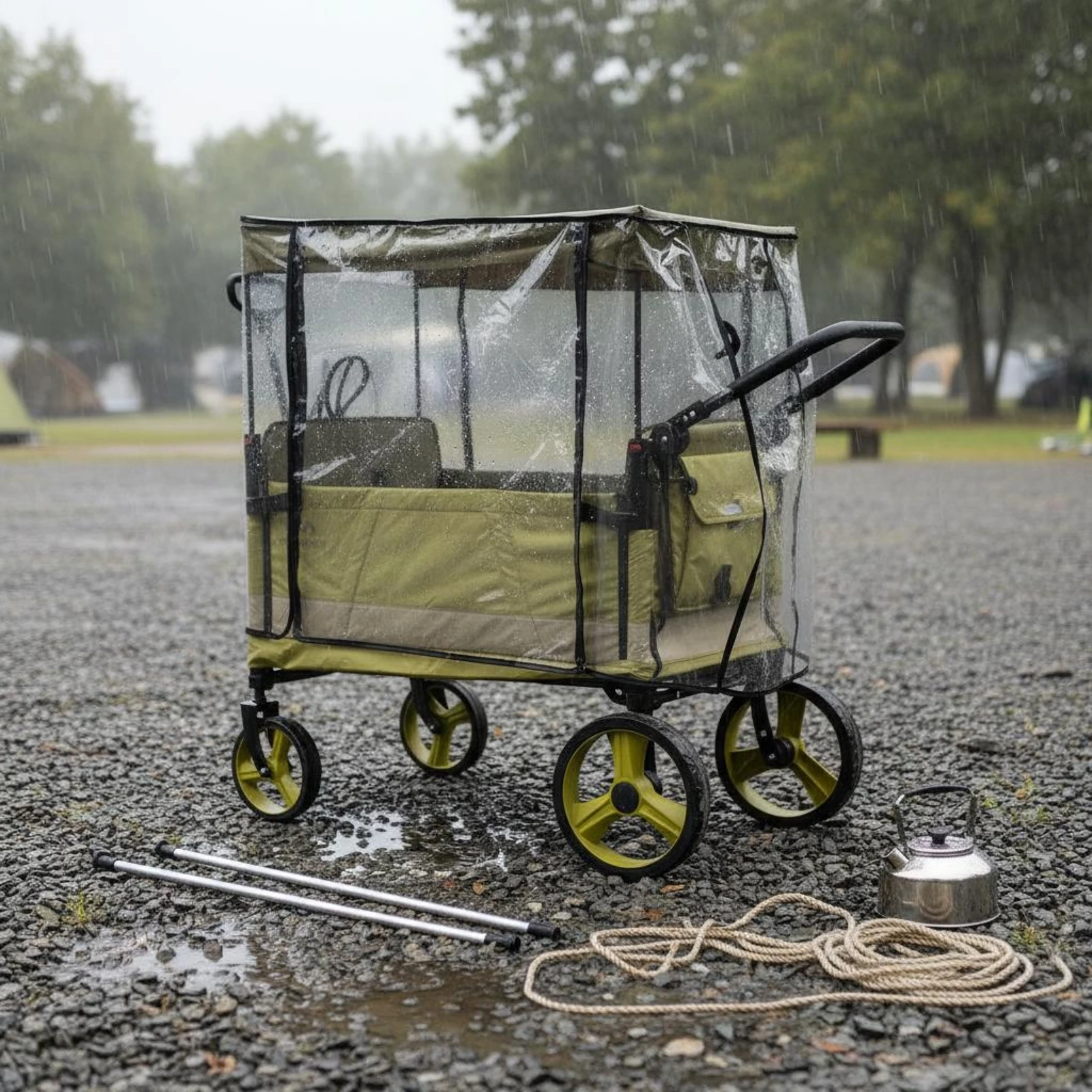 Transparent Wagon Rain Cover Windproof Wagon Rain Cover Easy to Install Long-Lasting EVA Material for Outdoor, Camping
Transparent Wagon Rain Cover Windproof Wagon Rain Cover Easy to Install Long-Lasting EVA Material for Outdoor, Camping