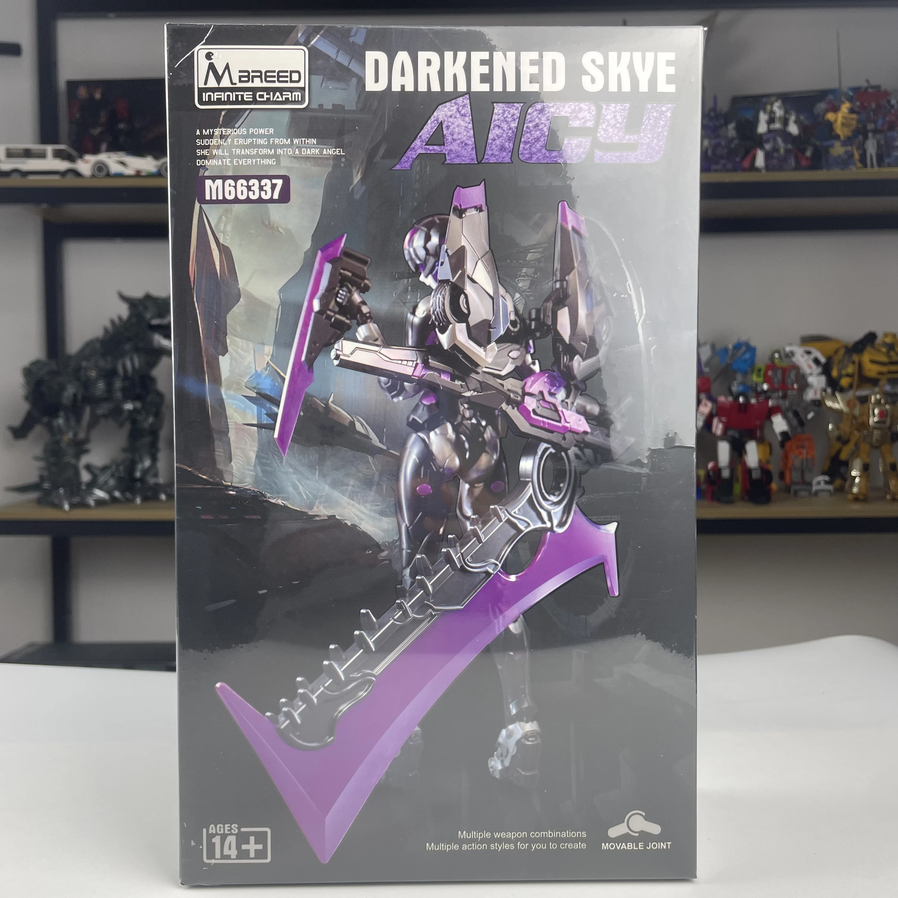 M Breed Infinite Charm M66337 AICY Darkened Skye Arcee Transformation Assembly Model Kit Action Figure Toy
M Breed Infinite Charm M66337 AICY Darkened Skye Arcee Transformation Assembly Model Kit Action Figure Toy