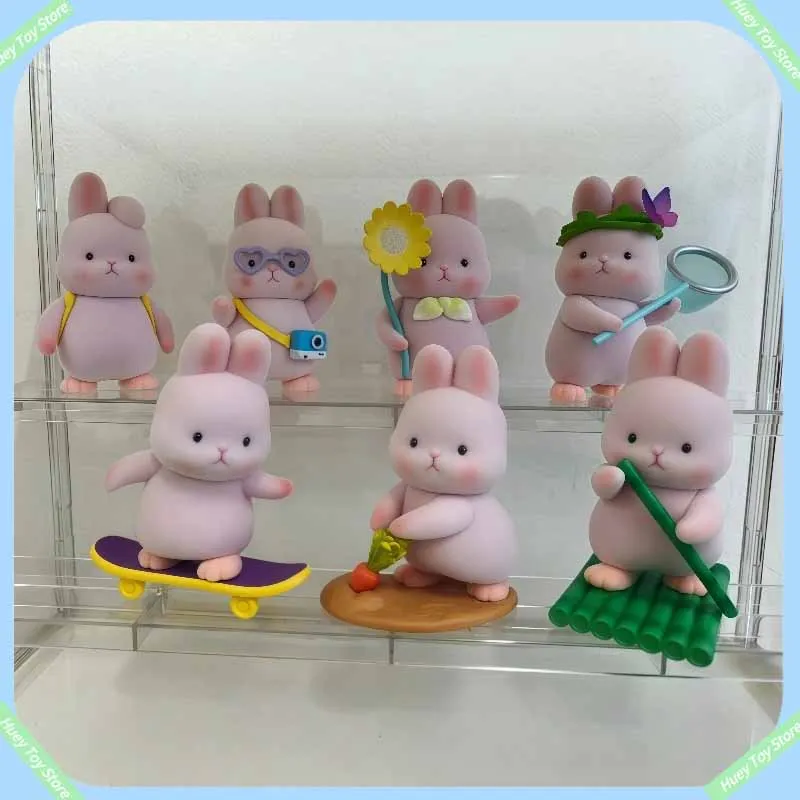 Новая глухая коробка с кроликом Liuliu Rabbit Outing Series, орнамент, игрушка в подарок, аниме, фигурка кролика, слепая сумка ручной работы, подарок для девочек
Новая глухая коробка с кроликом Liuliu Rabbit Outing Series, орнамент, игрушка в подарок, аниме, фигурка кролика, слепая сумка ручной работы, подарок для девочек