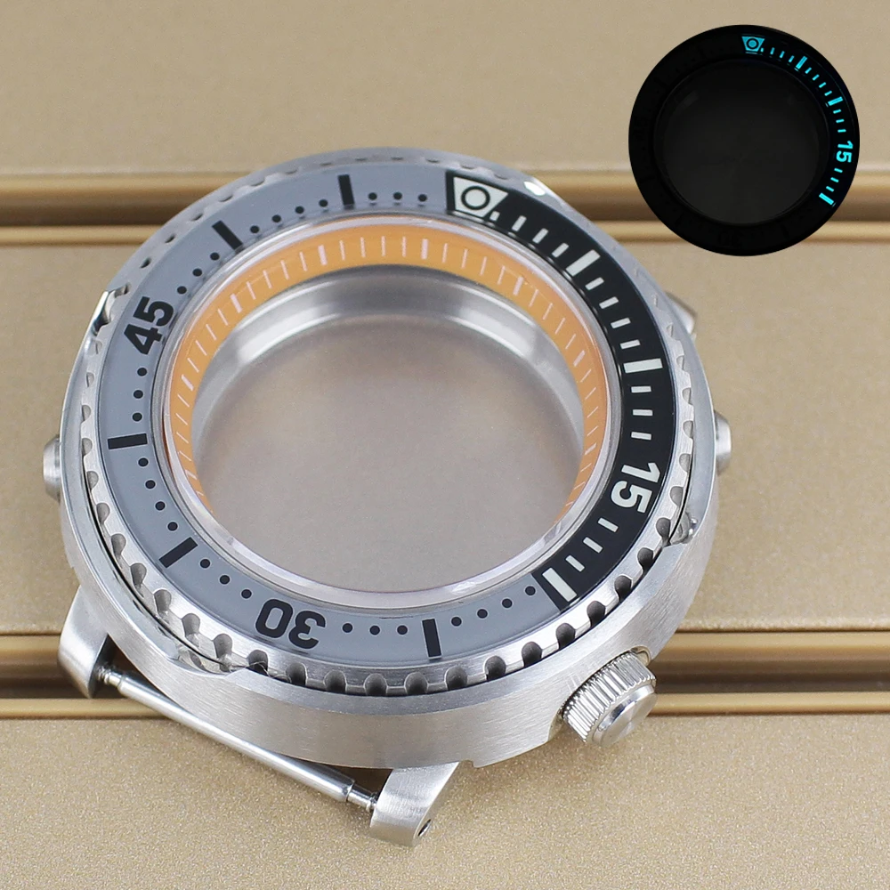 200M Diving 43mm Tuna Canned SKX Mod Watch Case 43mm For Seiko NH35 NH36 NH34 NH38 4R36 Movement 28.5mm Dial C3 Luminous Bezel
200M Diving 43mm Tuna Canned SKX Mod Watch Case 43mm For Seiko NH35 NH36 NH34 NH38 4R36 Movement 28.5mm Dial C3 Luminous Bezel