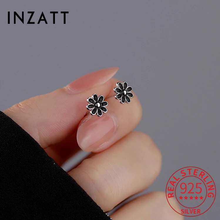 INZATT Real 925 Sterling Silver Enamel Flower Stud Earrings For Fashion Women Classic Plant Fine Jewelry Minimalist Accessories
INZATT Real 925 Sterling Silver Enamel Flower Stud Earrings For Fashion Women Classic Plant Fine Jewelry Minimalist Accessories