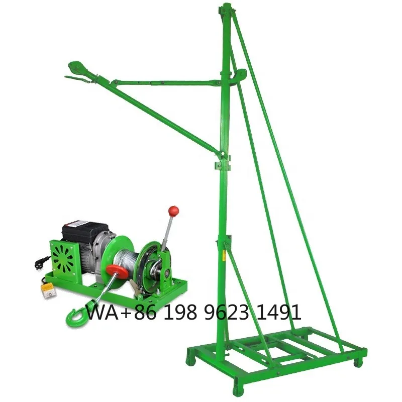 Firm Durable Mobile Small Mini Crane Building Material Lifting Hoist Portable Heavy Duty Industrial Lifting Equipment
Firm Durable Mobile Small Mini Crane Building Material Lifting Hoist Portable Heavy Duty Industrial Lifting Equipment