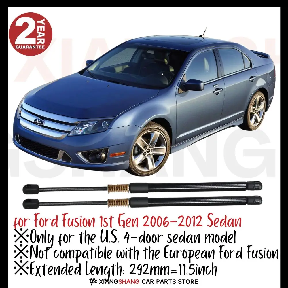 2pcs Rear Tailgate Damper for Ford Fusion 1st Gen 2006-2012 Sedan WITH SPRING Trunk Boot Gas Charged Gas Struts
2pcs Rear Tailgate Damper for Ford Fusion 1st Gen 2006-2012 Sedan WITH SPRING Trunk Boot Gas Charged Gas Struts