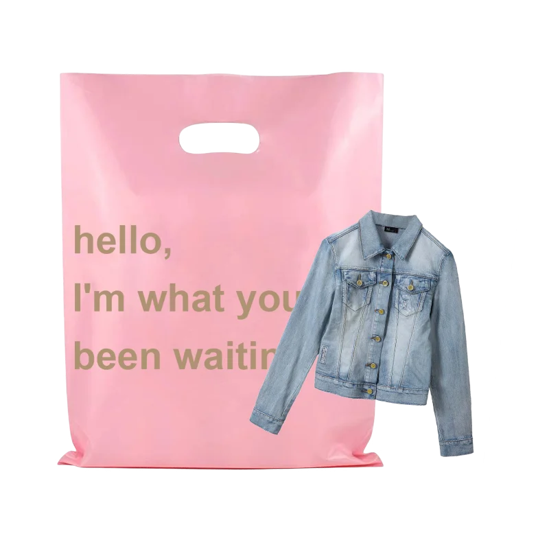 Recyclable Pink Small Handle Shopping Bag Cute Custom LOGO Printing Die Cut Plastic Tote Bag with Handle Plastic Shopping Bag
Recyclable Pink Small Handle Shopping Bag Cute Custom LOGO Printing Die Cut Plastic Tote Bag with Handle Plastic Shopping Bag