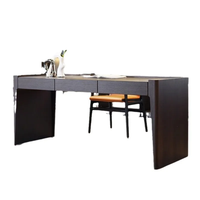 Desk minimalist home study living room computer desk modern minimalist smoked wood office writing desk
Desk minimalist home study living room computer desk modern minimalist smoked wood office writing desk