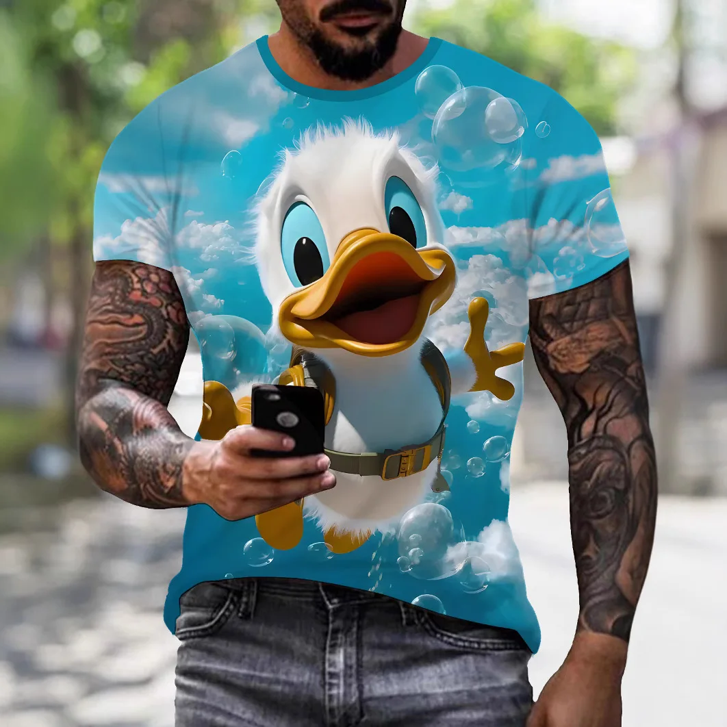 Street fun men's clothing casual T-shirt 3D digital printing cartoon animal pattern short sleeved loose round neck versatile top
Street fun men's clothing casual T-shirt 3D digital printing cartoon animal pattern short sleeved loose round neck versatile top