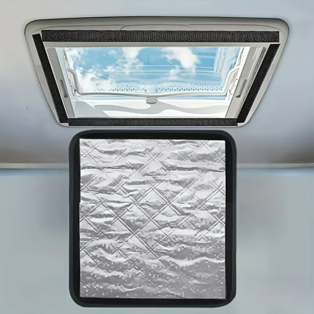 RV Roof Vent Skylight Insulation Cover RV Ventilation Sunshade Fabric Suitable for Campers Multi Layer Protection
RV Roof Vent Skylight Insulation Cover RV Ventilation Sunshade Fabric Suitable for Campers Multi Layer Protection