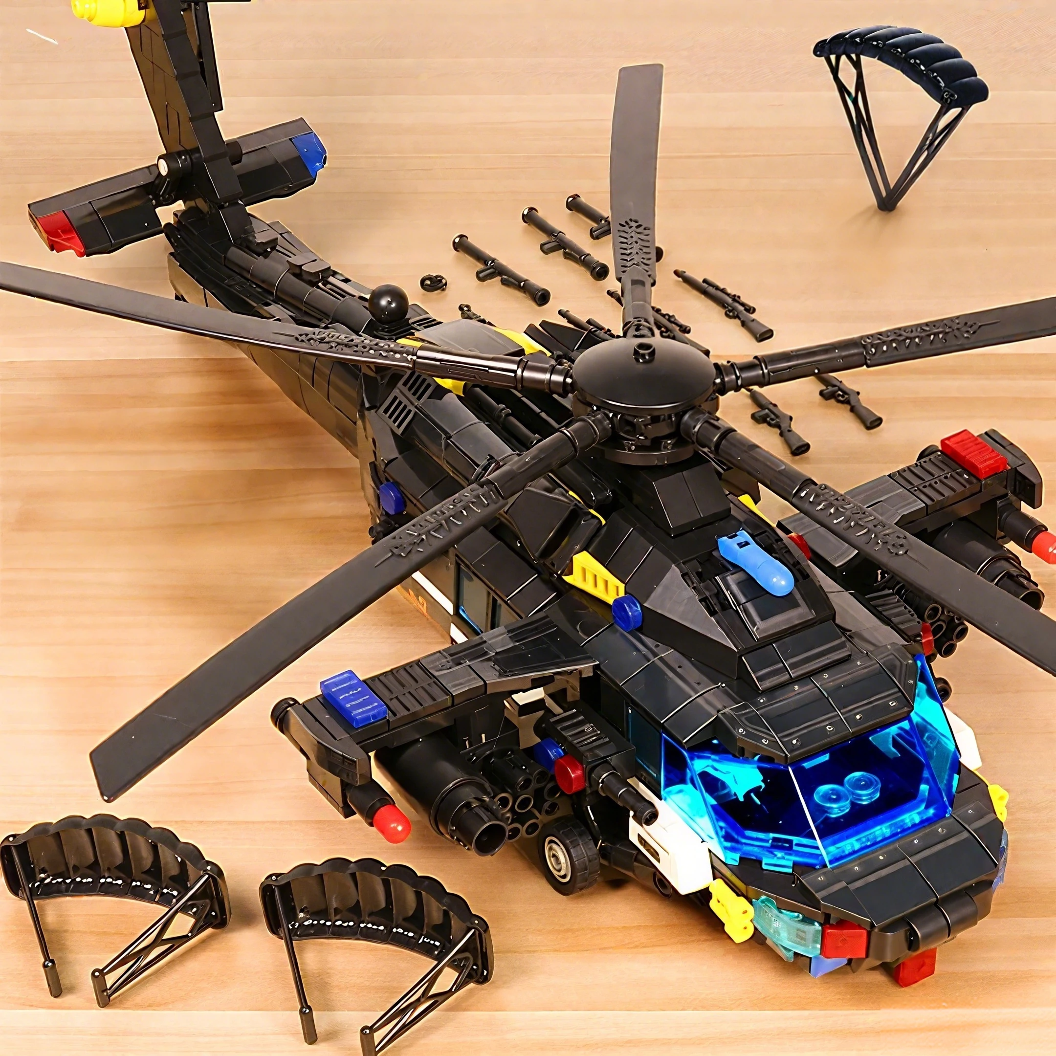 Military Aircraft Building Blocks City Series Z20 Special Fighter Helicopter Model Educational Toys for Boys Birthday Gift Kids
Military Aircraft Building Blocks City Series Z20 Special Fighter Helicopter Model Educational Toys for Boys Birthday Gift Kids