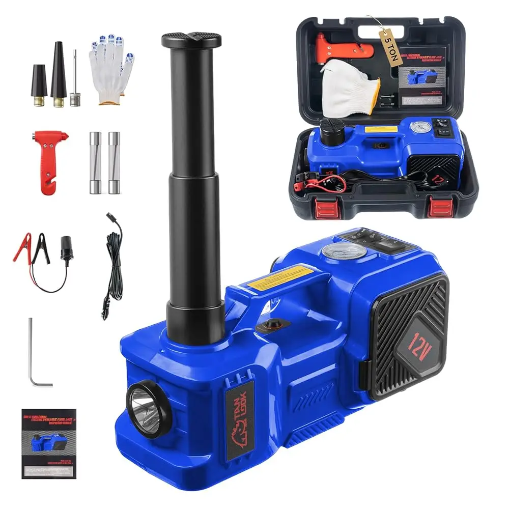 Ailexpress Recommendation - Electric Car Jack Kit with Hydraulic Lift 5-Ton, Tire Inflator Heavy-Duty 12V Floor Jack for Sedans,
Ailexpress Recommendation - Electric Car Jack Kit with Hydraulic Lift 5-Ton, Tire Inflator Heavy-Duty 12V Floor Jack for Sedans,