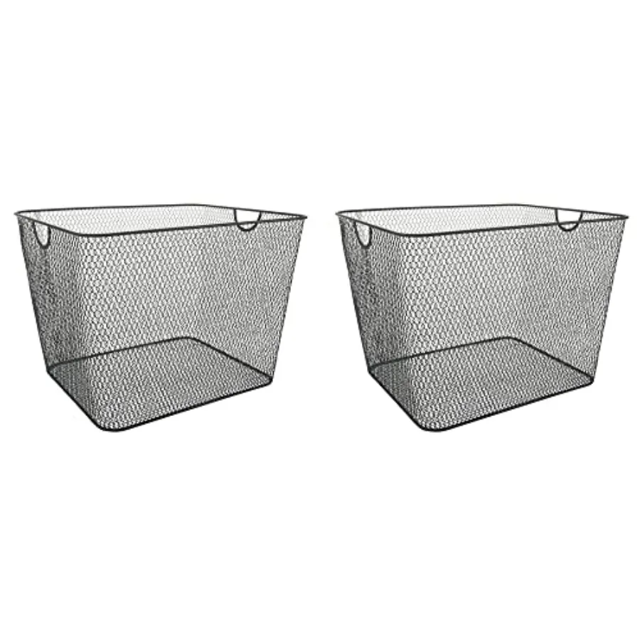Kitchen Pantry Organizer Wire Baskets for Shelves Cabinets Pantry Countertop Mesh Open Storage Bin Metal Basket for Organizing
Kitchen Pantry Organizer Wire Baskets for Shelves Cabinets Pantry Countertop Mesh Open Storage Bin Metal Basket for Organizing