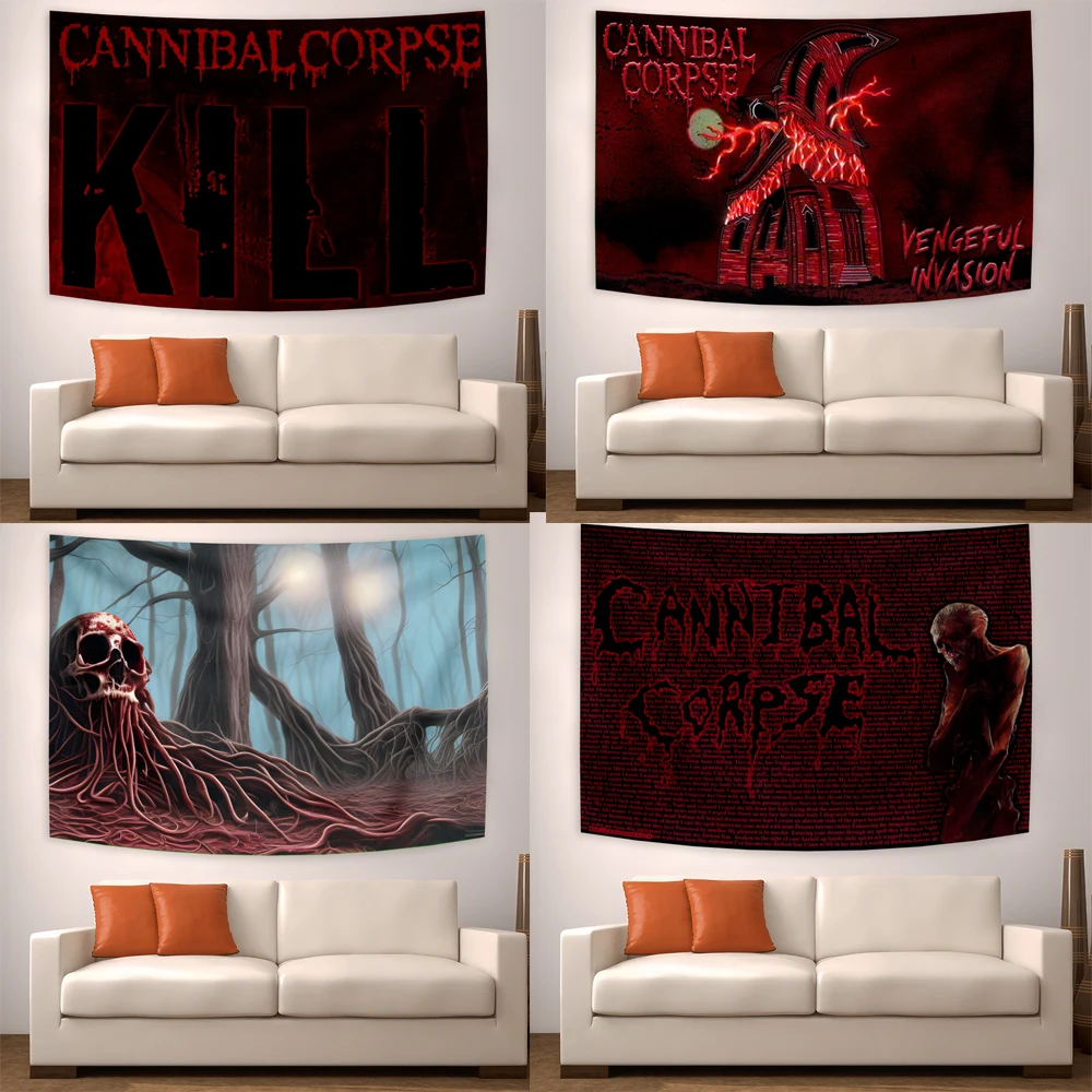 3x5ft Cannibal Corpse Heavy Metal Band Icon Tapestry Rock Music Poster Canvas Painting Wall Chart Skull Tattoos Art Wall Decor
3x5ft Cannibal Corpse Heavy Metal Band Icon Tapestry Rock Music Poster Canvas Painting Wall Chart Skull Tattoos Art Wall Decor