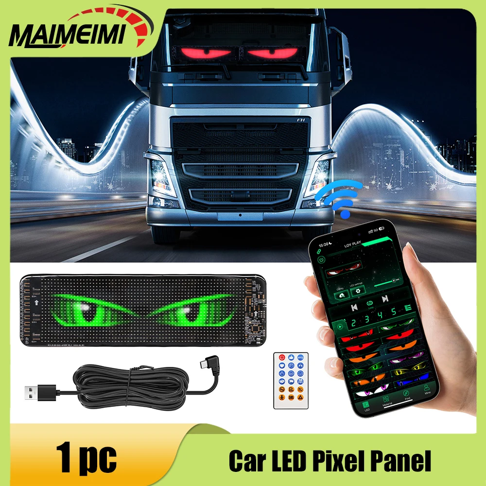 Devil Eyes Light LED Matrix Pixel Panel Flexible RGB Pattern Car Truck Windshield Scrolling Display Screen Panel Demon Dynamic
Devil Eyes Light LED Matrix Pixel Panel Flexible RGB Pattern Car Truck Windshield Scrolling Display Screen Panel Demon Dynamic