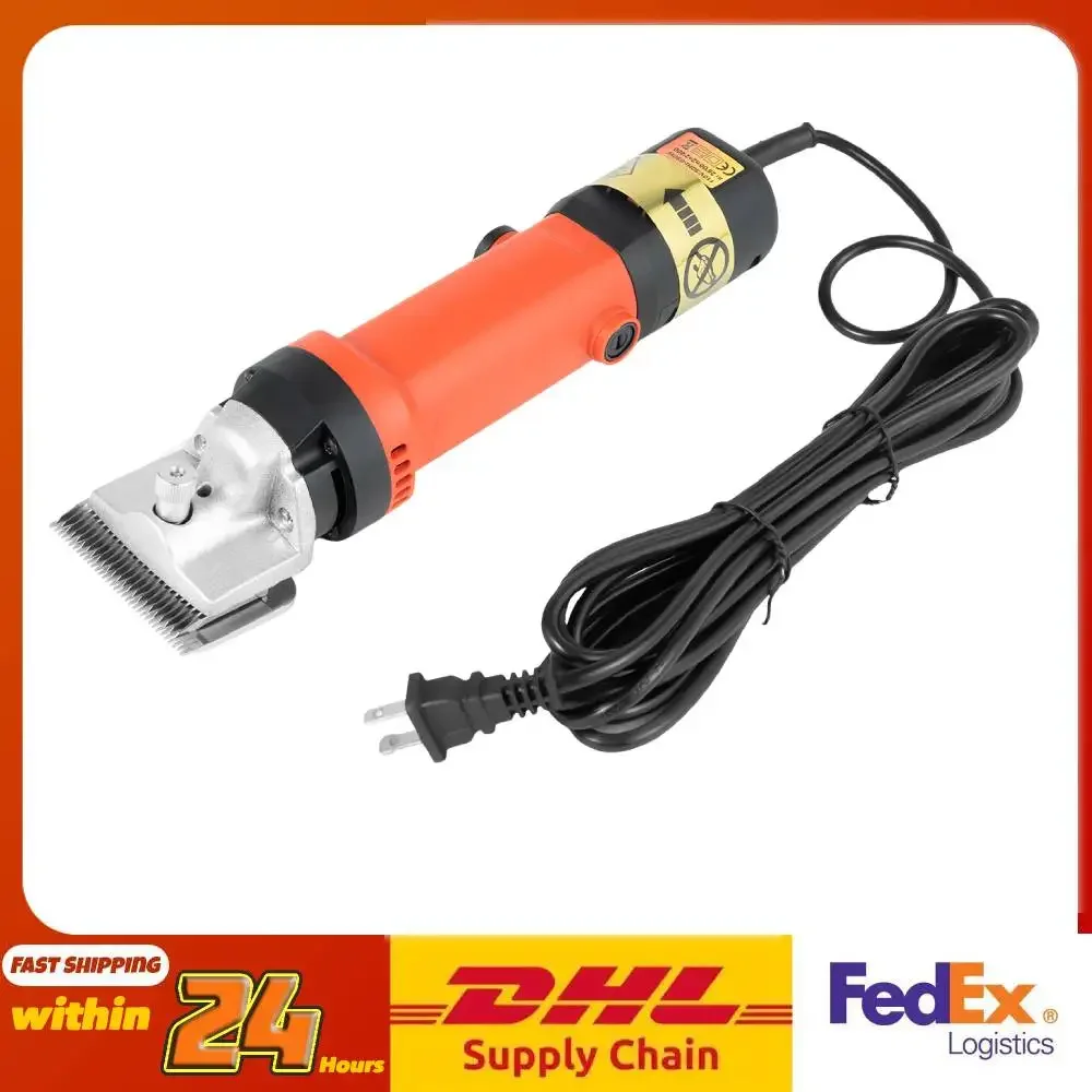110V 350W Electric Horse Clipper 6 Adjustable Gears Clipper with 75dB Low Noise for Horse and Livestock Trimming
110V 350W Electric Horse Clipper 6 Adjustable Gears Clipper with 75dB Low Noise for Horse and Livestock Trimming