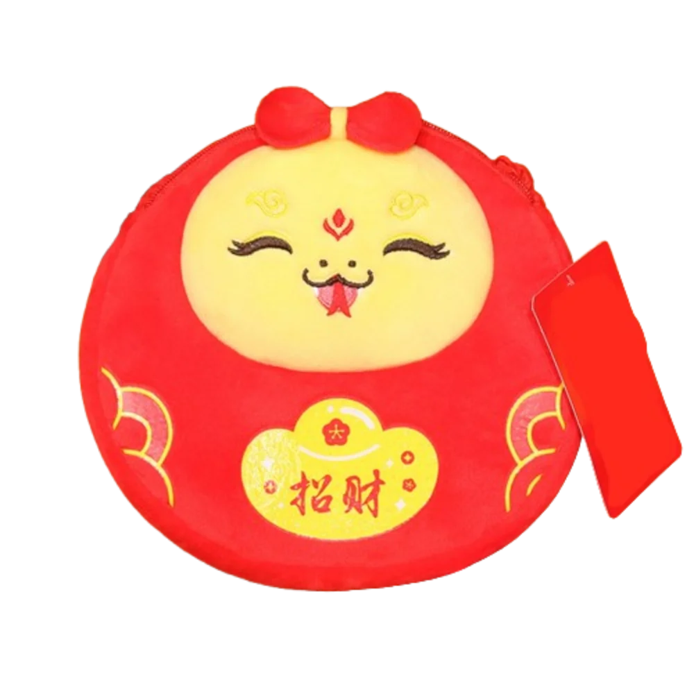 Lucky Money Zodiac Snake Plush Crossbody bag Chinese Envelope Snake Year Money Bag Red Red Packet Lucky Money Wallet
Lucky Money Zodiac Snake Plush Crossbody bag Chinese Envelope Snake Year Money Bag Red Red Packet Lucky Money Wallet