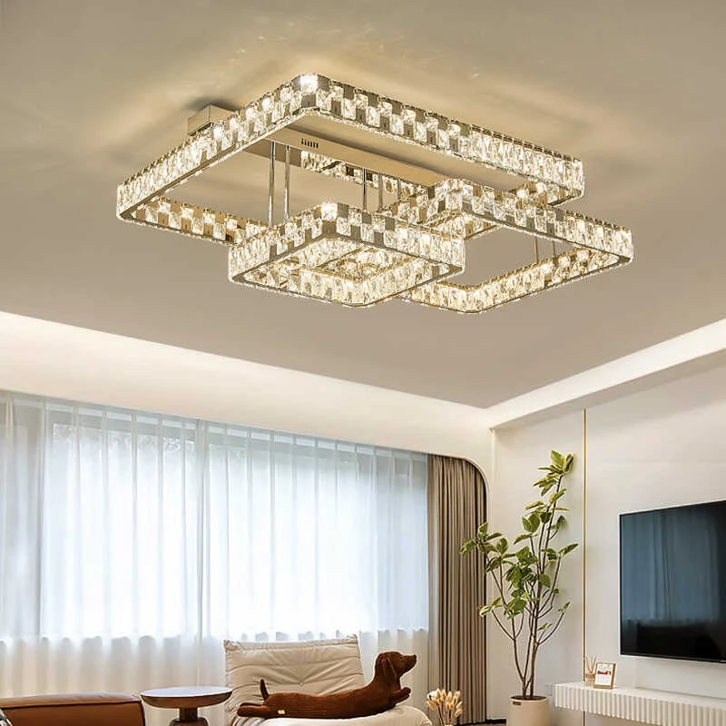 Украшение дома Подвесные светильники, роскошная хрустальная люстра для гостиной, подвесной светильник для столовой, потолочный светильник, внутреннее освещение
Украшение дома Подвесные светильники, роскошная хрустальная люстра для гостиной, подвесной светильник для столовой, потолочный светильник, внутреннее освещение