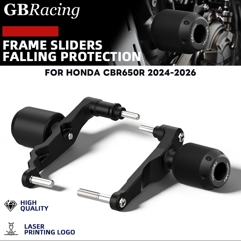 GBRacing Motorcycle Frame Sliders Fit For CB650R CBR650R E-Clutch 2024 2026 Aluminum Motorcycle Sliders Engine Fairing Guard Bar
GBRacing Motorcycle Frame Sliders Fit For CB650R CBR650R E-Clutch 2024 2026 Aluminum Motorcycle Sliders Engine Fairing Guard Bar