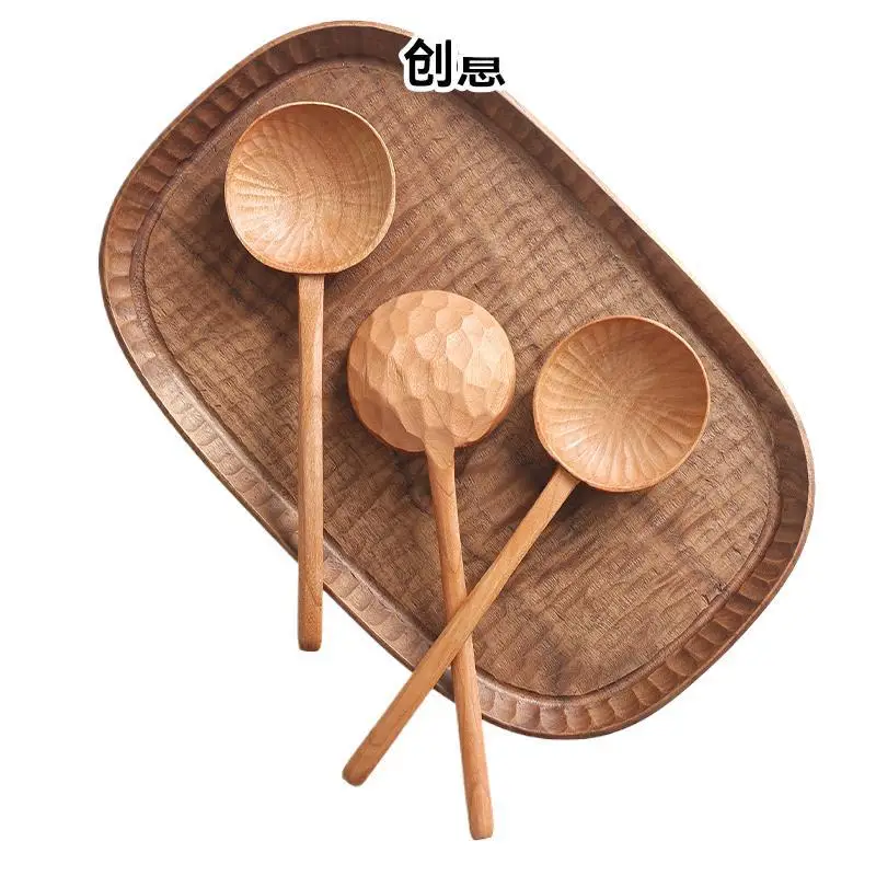 YJQ long handle creative wooden spoon ramen spoon spoon for eating
YJQ long handle creative wooden spoon ramen spoon spoon for eating