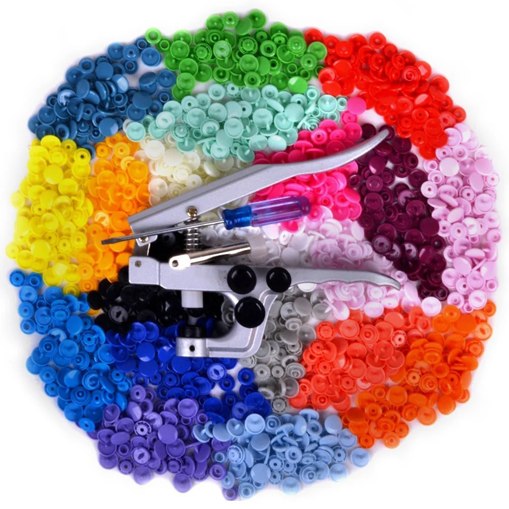 300pcs T5 Plastic Buttons Kit Kam Snap Pliers For Diy Clothing Crafts Fastener Tools 20 Colors Snap Fasteners Set
300pcs T5 Plastic Buttons Kit Kam Snap Pliers For Diy Clothing Crafts Fastener Tools 20 Colors Snap Fasteners Set