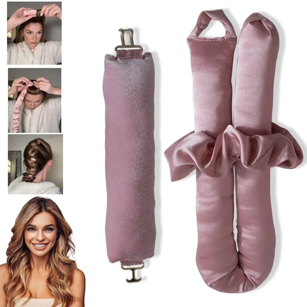 Heatless Hair Curlers Curling Rod Headband No Heat Hair Rollers Lazy Curls with Hook Sleeping Soft Flexi Rods Hair Styling Tools
Heatless Hair Curlers Curling Rod Headband No Heat Hair Rollers Lazy Curls with Hook Sleeping Soft Flexi Rods Hair Styling Tools
