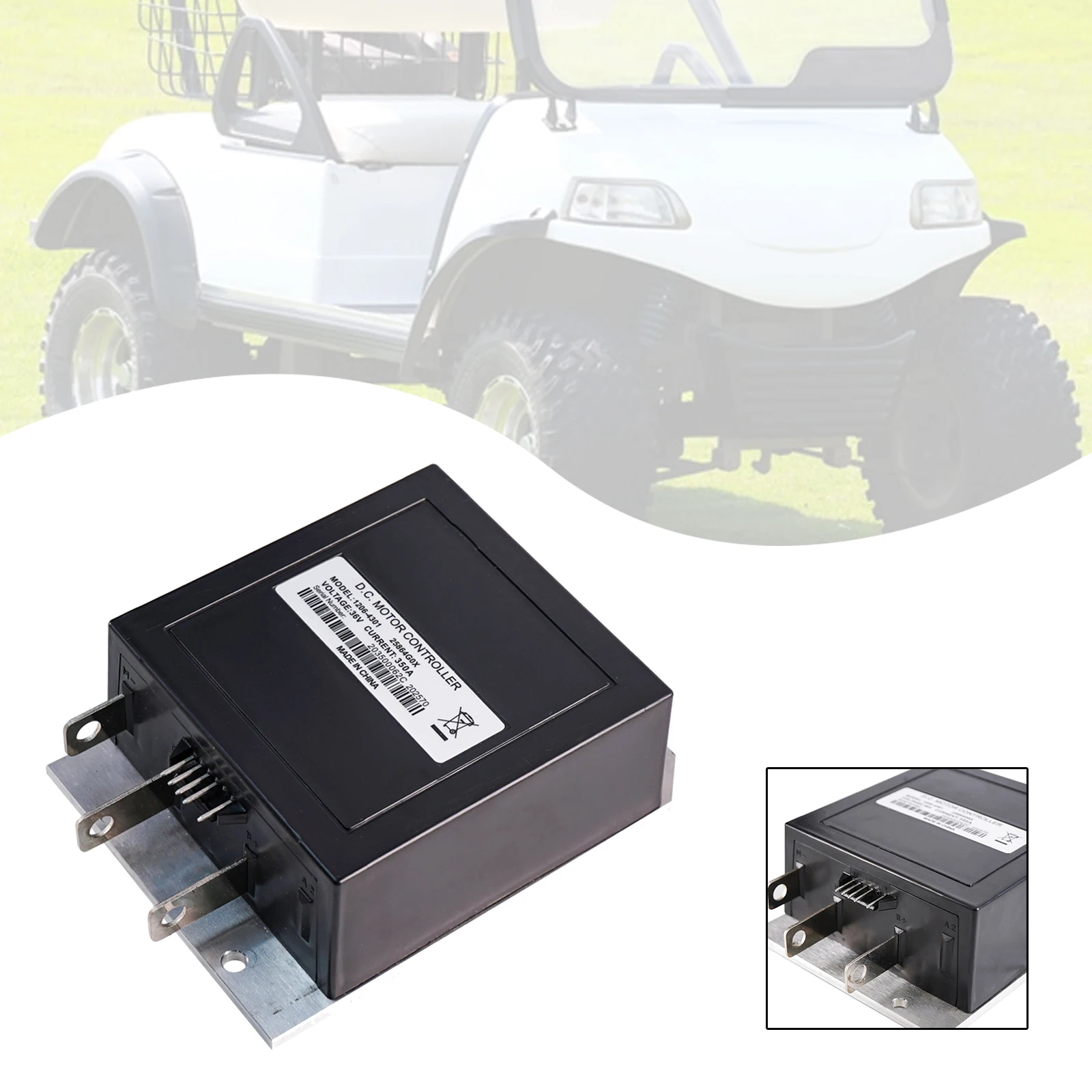 Контроллер скорости Topteng 48V 325A 5K-0Ω подходит для гольф-кара Club Car DS 1996-UP 1204-410
Контроллер скорости Topteng 48V 325A 5K-0Ω подходит для гольф-кара Club Car DS 1996-UP 1204-410
