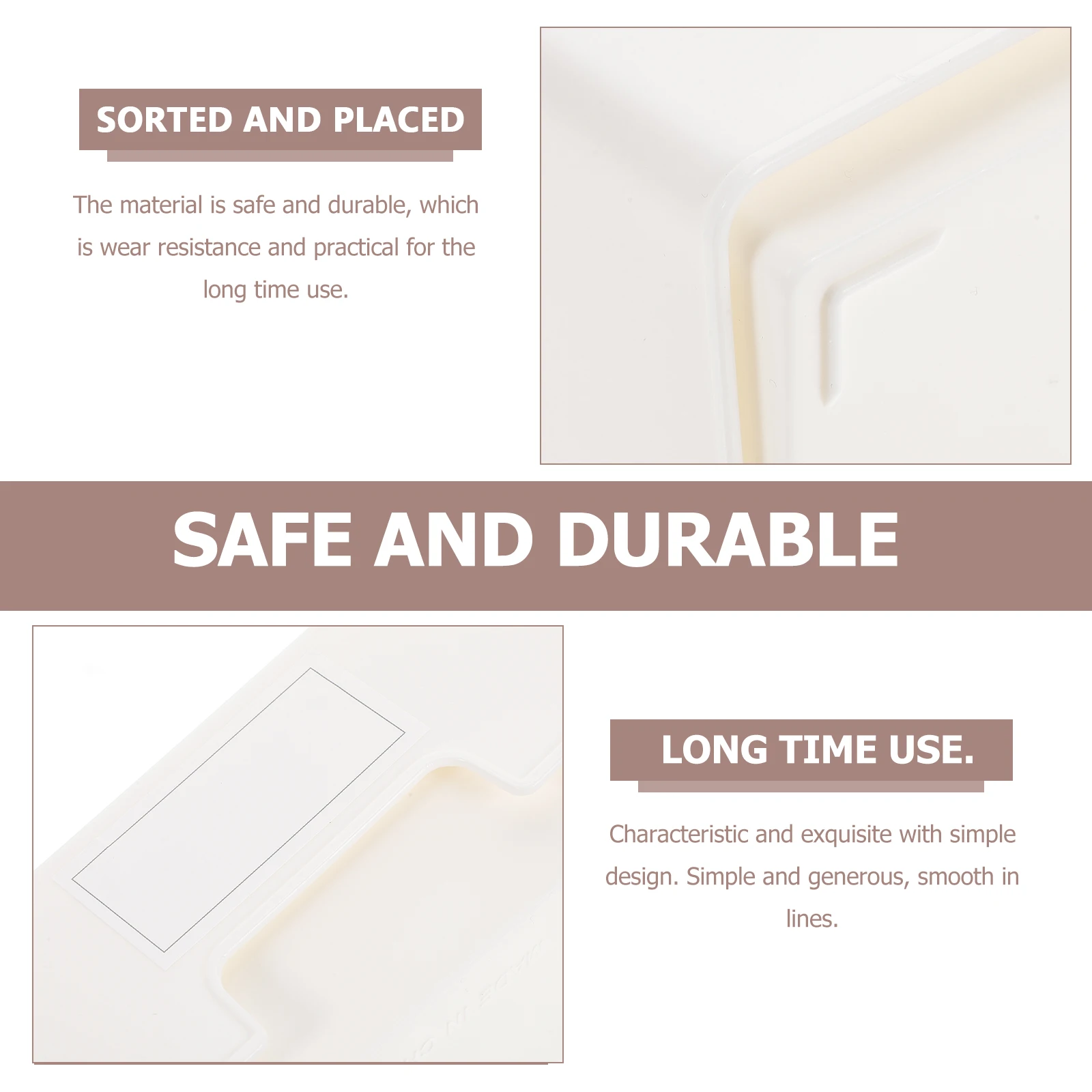 4 Pcs Drawer Storage Boxes Desk ganizers PP Material Safe Simple Design Bathroom Office Accessories Pen Holder Cosmetics
4 Pcs Drawer Storage Boxes Desk ganizers PP Material Safe Simple Design Bathroom Office Accessories Pen Holder Cosmetics