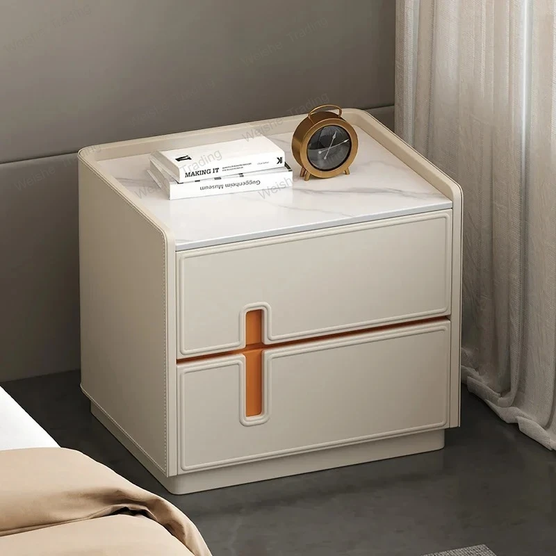 Aesthetic Simple Bedside Table Creative Nordic Modern Design Nightstands Storage With Drawers Bedroom Furniture
Aesthetic Simple Bedside Table Creative Nordic Modern Design Nightstands Storage With Drawers Bedroom Furniture