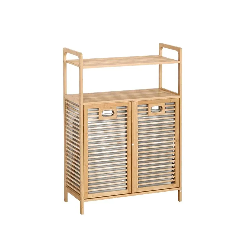 Household multi-functional chest cabinet double shelf Nanzhu bathroom washing machine clothing classification storage locker
Household multi-functional chest cabinet double shelf Nanzhu bathroom washing machine clothing classification storage locker