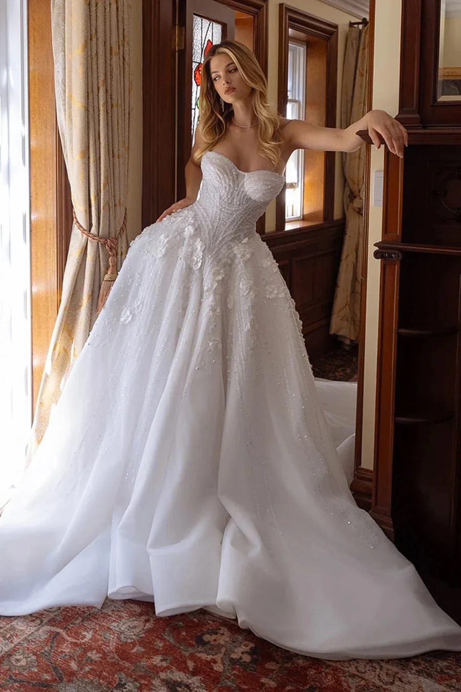 Роскошные свадебные платья Vestido De Novia Con Brillo Y Cristales Corte Princesa белое свадебное платье на заказ Novias Casamento
Роскошные свадебные платья Vestido De Novia Con Brillo Y Cristales Corte Princesa белое свадебное платье на заказ Novias Casamento
